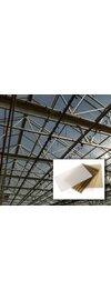 Green-Tek ThermaGlas Twinwall Polycarbonate Sheet - 8-mm - 71.25-in x 20-ft - Clear