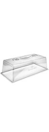 T.O. Plastics Humidity Dome - 7-in H - Clear - with Vent Holes - Case of 25