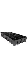 The HC Companies Dillen 606 Standard Jumbo Insert - 36-Cell - Black - 20.5 x 10 x 3.25-in - Case of 100