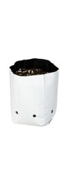 Hydrofarm Black & White Grow Bag - 0.5 Gal - Case of 1,020 (34 Packs of 30)