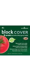 Hydrofarm Rockwool Block Cover - 4-in - 40-Pack