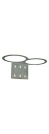 Hydro-Logic Evolution-RO 1000 Wall Mount Bracket - Stainless Steel - Hardware Included