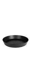 Gro Pro Heavy-Duty Plastic Saucer - 20-in - Black - Tall Sides - Case of 10