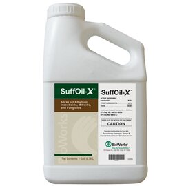 BioWorks SuffOil-X Insecticide, Miticide & Fungicide - 2.5 Gal - OMRI Listed