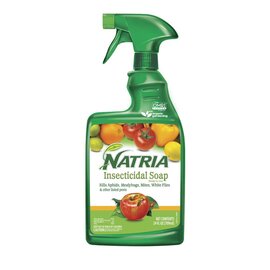 Natria Insecticidal Soap - 24 Oz - Ready-to-Use - Trigger Spray - OMRI Listed - Non-Neonic Formula