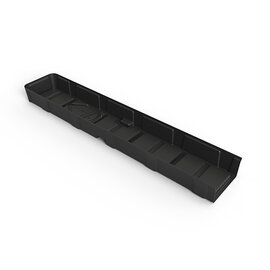 Botanicare Gutter End Tray - 5-ft - Black