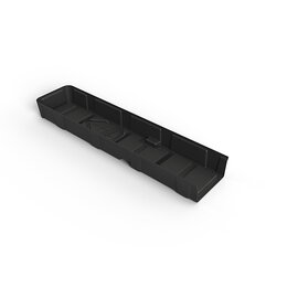 Botanicare Gutter End Tray - 4-ft - Black