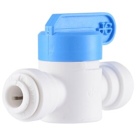 John Guest Quick Connect Inline Shut-Off Valve - 1/4-in QC