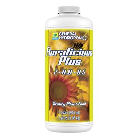 General Hydroponics Floralicious Plus 2-0.8-0.5 Nutrient Supplement - 32 Oz