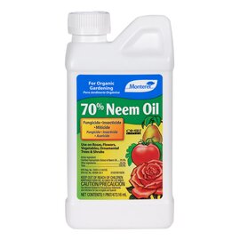 Monterey 70% Neem Oil - 16 Oz - Concentrate - Insecticide, Miticide & Fungicide - OMRI Listed