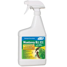 Monterey BT Biological Insecticide - 32 Oz - Ready-to-Use Trigger Spray - OMRI Listed