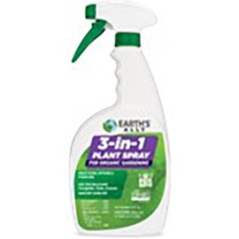Earth's Ally 3-in-1 Plant Spray - 24 Oz - Ready-to-Use