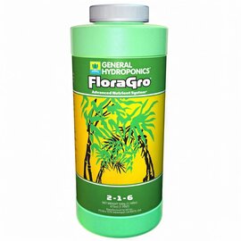 General Hydroponics FloraGro 2-1-6 Base Nutrient - 16 Oz