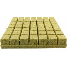 Grodan A-OK Starter Plugs - 1.5-in - 1.4 x 1.4 x 1.6-in - Unwrapped Sheets (2940 plugs per case)