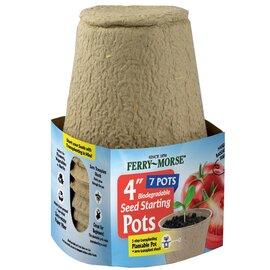Ferry-Morse Fiber Seed Starting Pots - 4-in Round - 7-Pack