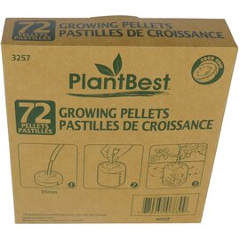 PlantBest Coconut Coir Refill Pellets - 72-Count - 35mm