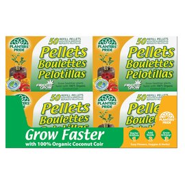PlantBest Jumbo Coconut Coir Pellet Refill - 42mm - 50-Count