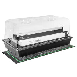 Sunpack Mini Greenhouse Kit with T5HO Light - BPA-Free - Dome, Tray, Insert, Lighting