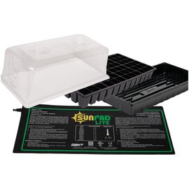 Sunpack SUNKIT Mini Greenhouse Kit - 7.5 x 11 x 21-in - BPA-Free - Dome, Tray, Insert