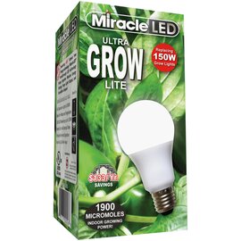 MiracleLED Ultra Grow Lite LED Grow Light Bulb - Full Spectrum Daylight - 12W