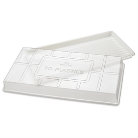 T.O. Plastics Humidity Dome - 2-in H - Clear - without Vent Holes - Case of 50