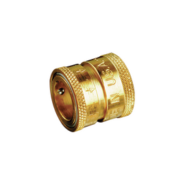 Dramm Full Flow Quick Connect Adapter - 3/4-in Female Thread - Brass