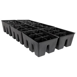 The HC Companies Dillen 606 Standard Jumbo Insert - 36-Cell - Black - 20.5 x 10 x 3.25-in - Case of 100