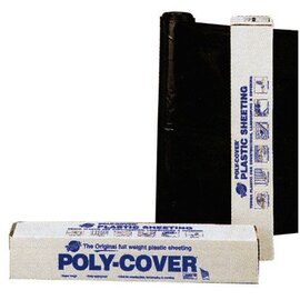 Warp Brothers Poly-Cover Construction & Agriculture Film - 6-mil - 50 x 100 ft - Black