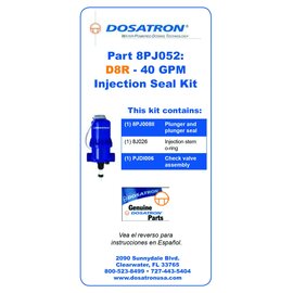 Dosatron Injector Seal Kit for D8R 40 GPM Injector - Viton Seals
