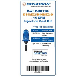 Dosatron Injector Mini Maintenance Kit for D14MZ2 14 GPM Injectors
