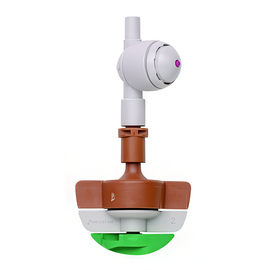 Netafim SpinNet Sprinkler Head Assembly with CNL - 23.4 GPM - Brown Mister, Brown Body, Green Spinner - Bag of 25