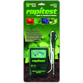 Luster Leaf Rapitest Light and Moisture Meter - Dual Tester