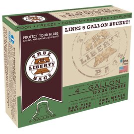 True Liberty Bags All Purpose Storage Bag - 4 Gal - 18 x 24-in - 10-Pack