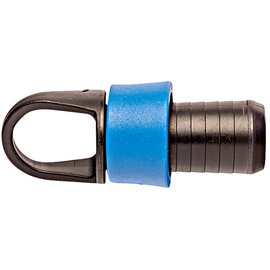 Netafim Space-It Streamline X 630 Series Ring Lock Line End Fitting with Blue Ring - 0.636-in ID