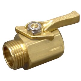 Dramm Brass Shut-Off Valve - 17 GPM - 3/4-in Thread