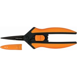 Fiskars Non-Stick Micro-Tip Pruning Snips - 6 x 1.75 x 0.75-in