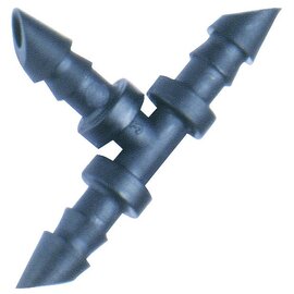 Raindrip Barbed Tee Fitting - 1/4-in