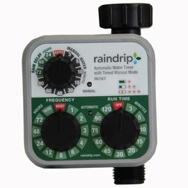 Raindrip Set-N-Flow Analog 3-Dial Water Timer