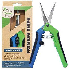 The Green Scissor Premium Snips - 8-in - 3-in Curved Blades - Uncoated
