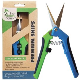 The Green Scissor Premium Snips - 8-in - 3-in Straight Blades - Uncoated