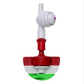 Netafim SpinNet Sprinkler Head Assembly with CNL - 18.4 GPM - Red Mister, Red Body, Green Spinner - Bag of 25