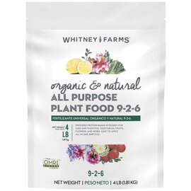 Whitney Farms Organic & Natural All Purpose Plant Food - 4 lb