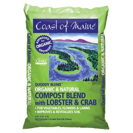 Coast of Maine Quoddy Blend Organic Lobster Compost - 1 cu ft - OMRI Listed