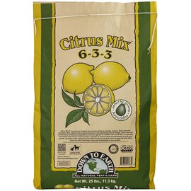 Down To Earth Citrus Mix 6-3-3 Organic Fertilizer - 25 lb - OMRI Listed