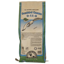 Down To Earth Seabird Guano 0-11-0 Organic Fertilizer - 20 lb - OMRI Listed