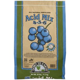 Down To Earth Acid Mix 4-3-6 Fertilizer for Acid-Loving Plants - 25 lb