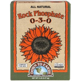 Down To Earth Rock Phosphate 0-3-0 Organic Fertilizer - 5 lb - OMRI Listed