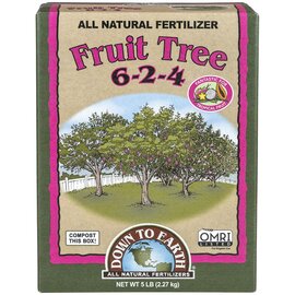 Down To Earth Fruit Tree 6-2-4 Organic Fertilizer - 5 lb - OMRI Listed