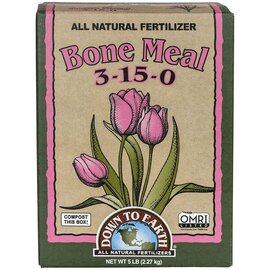 Down To Earth Bone Meal 3-15-0 Organic Fertilizer - 5 lb - OMRI Listed