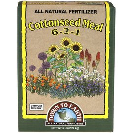 Down To Earth Cottonseed Meal 6-2-1 Fertilizer - 5 lb